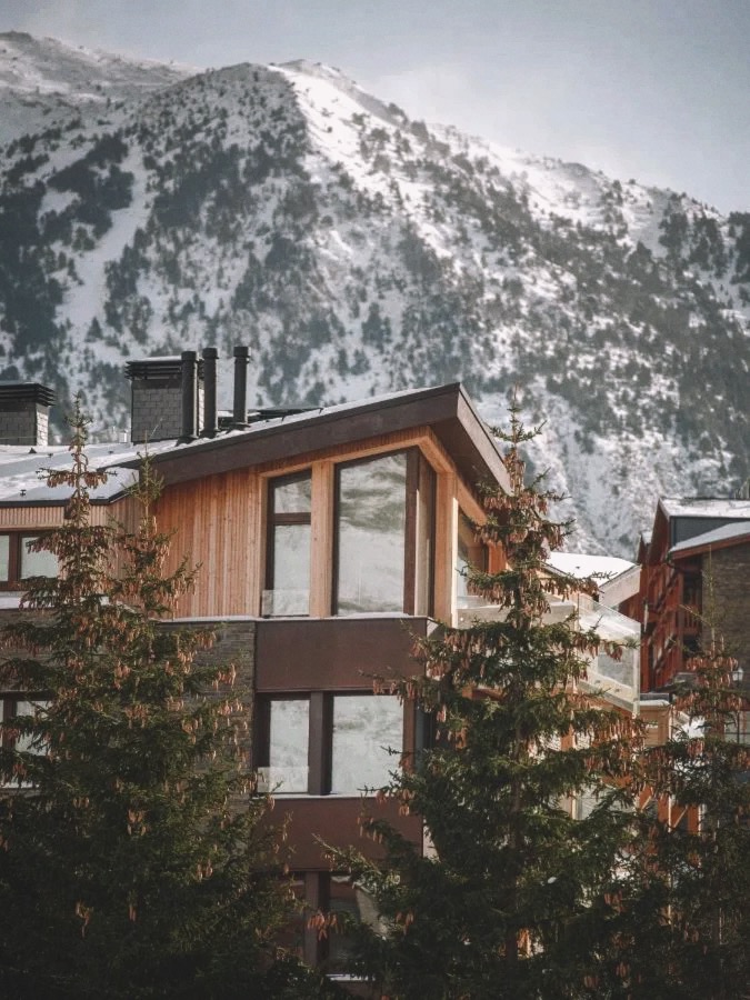 Designer chalet in the Alps